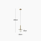 houseof Plate Pendant Light | Brass