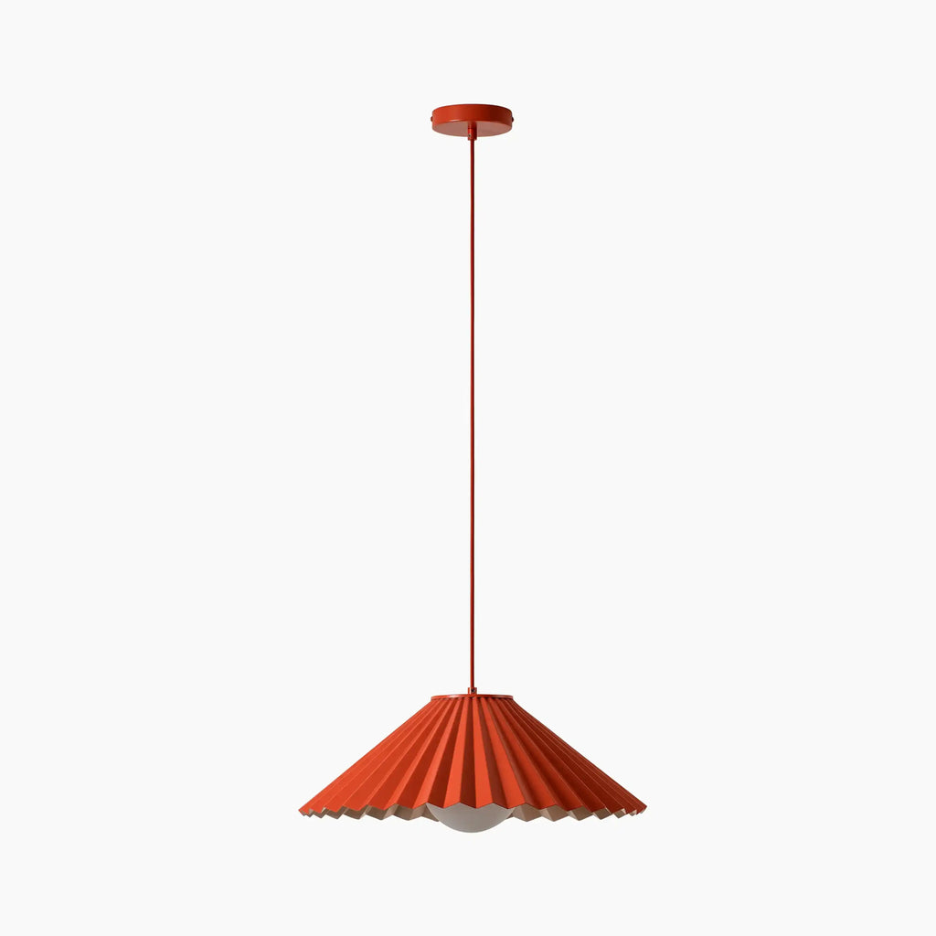 houseof Pleat Ceiling Light | Red