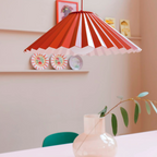 houseof Pleat Ceiling Light | Red