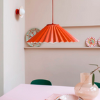 houseof Pleat Ceiling Light | Red