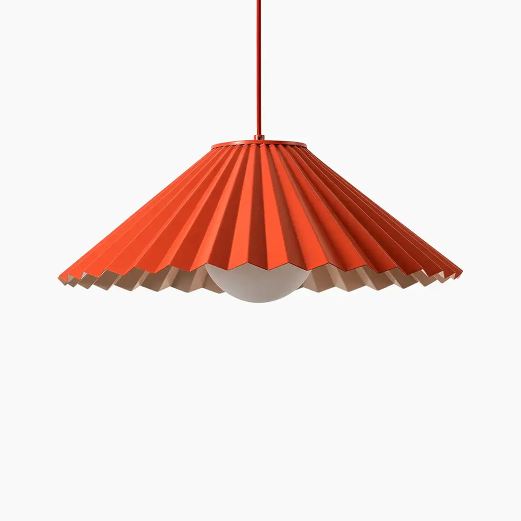 houseof Pleat Ceiling Light | Red