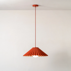 houseof Pleat Ceiling Light | Red