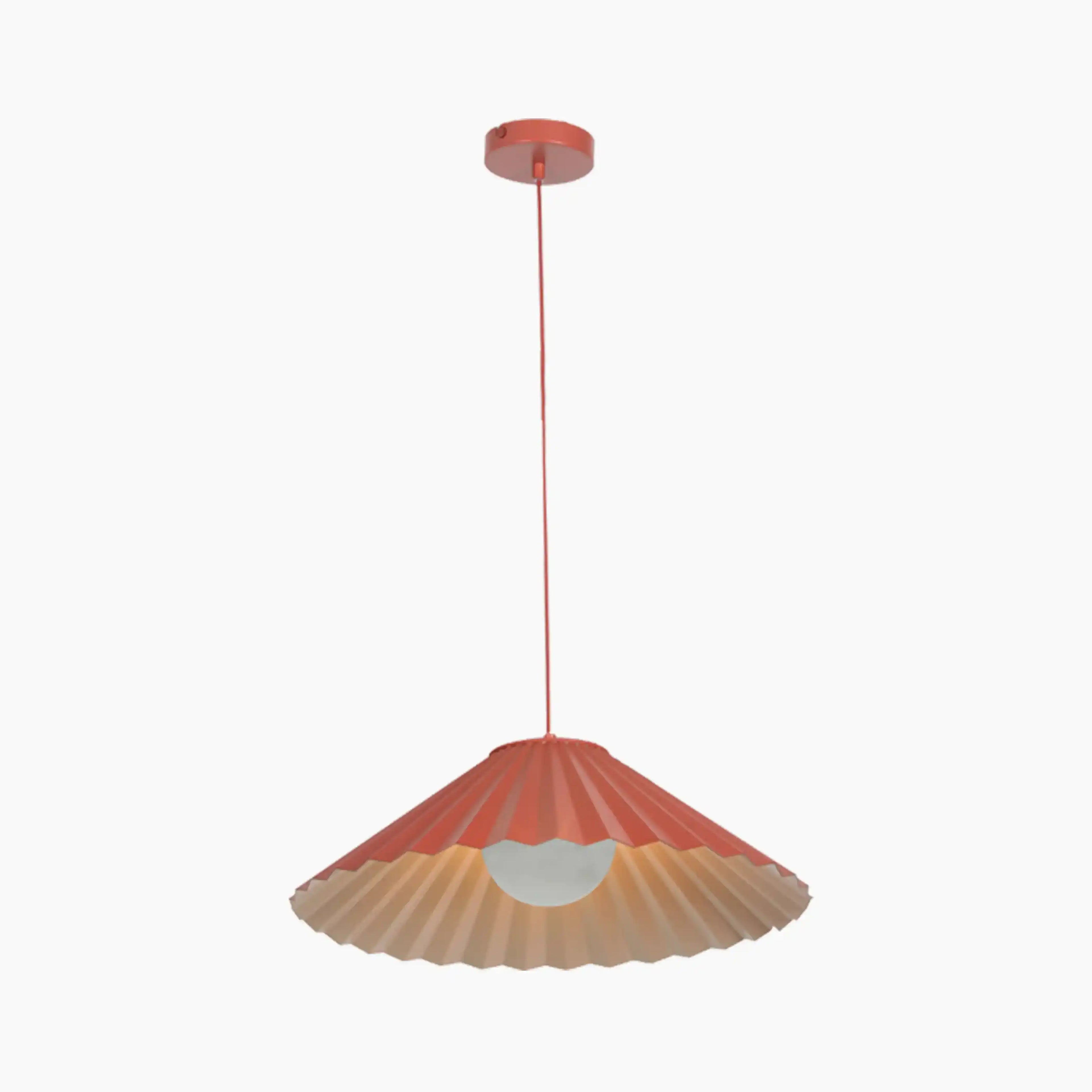 houseof Pleat Ceiling Light | Red