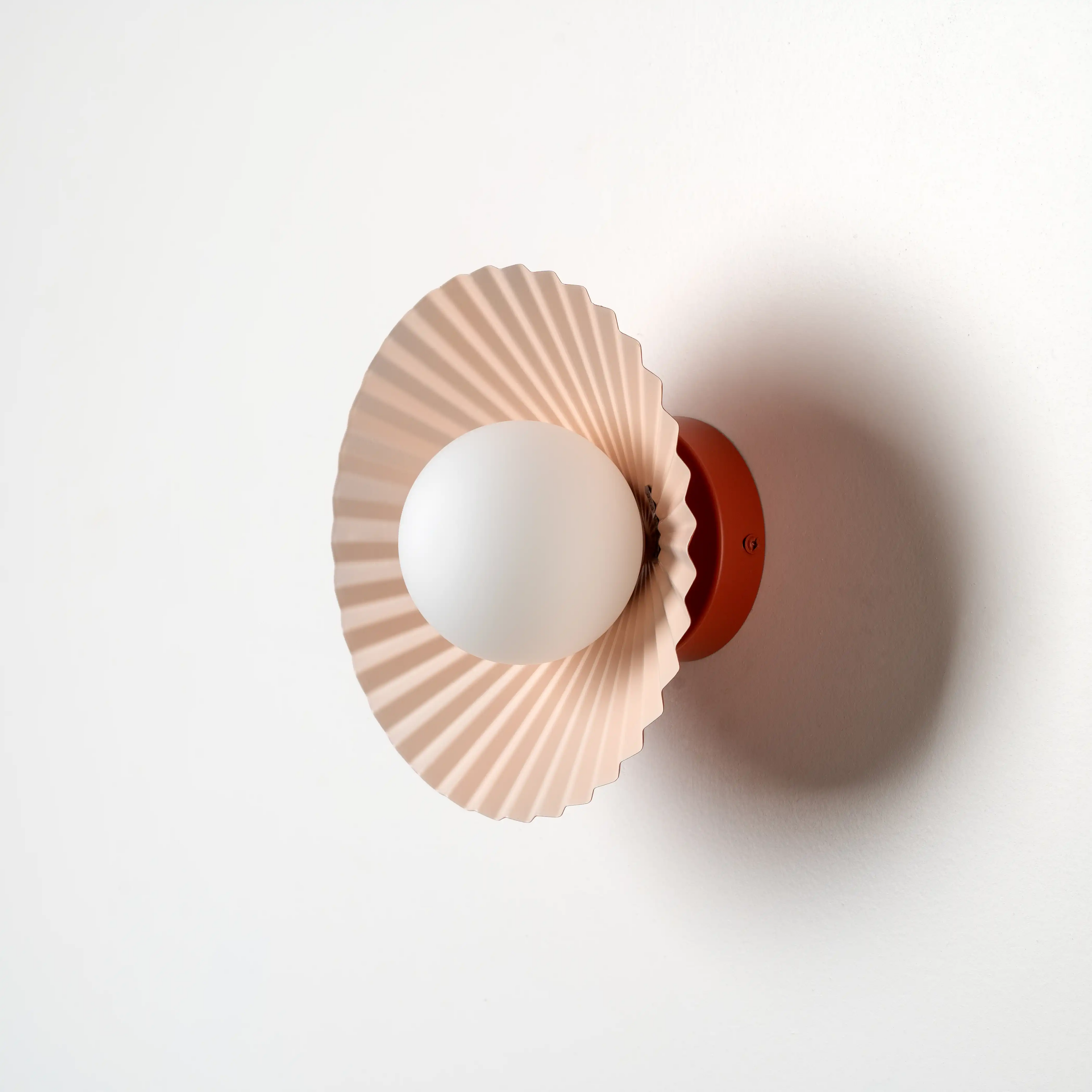 houseof Pleat Flush Wall & Ceiling Light | Red