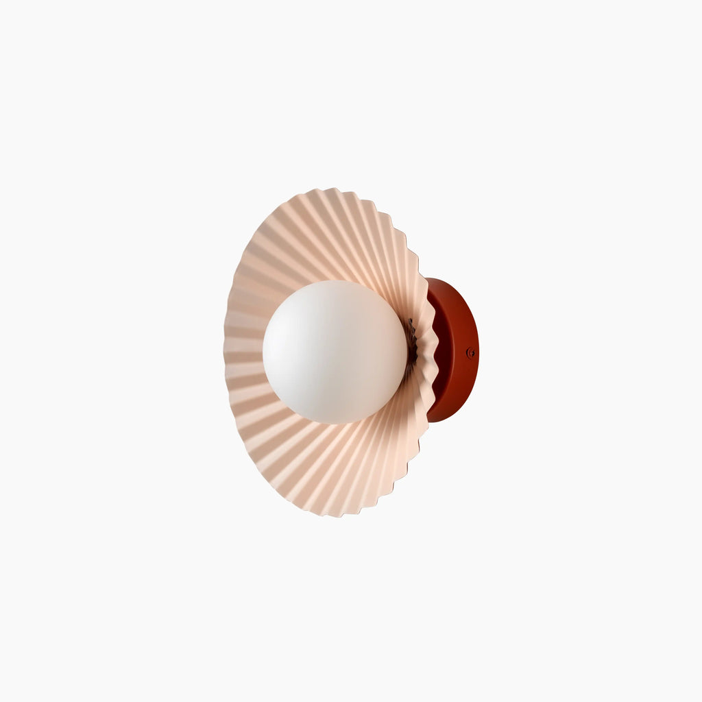 houseof Pleat Flush Wall & Ceiling Light | Red