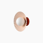 houseof Pleat Flush Wall & Ceiling Light | Red