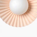 houseof Pleat Flush Wall & Ceiling Light | Red