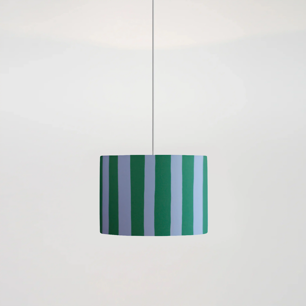 houseof Stripe Printed Shade | Blue & Green