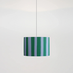 houseof Stripe Printed Shade | Blue & Green