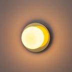 houseof Opal Disk Cordless Table Lamp | Brass