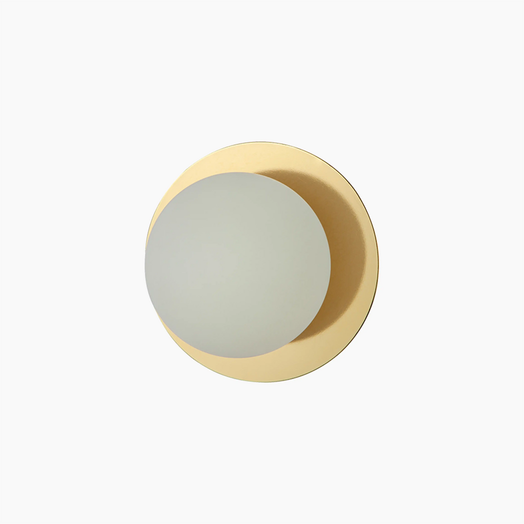 houseof Opal Disk Cordless Table Lamp | Brass