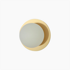 houseof Opal Disk Cordless Table Lamp | Brass