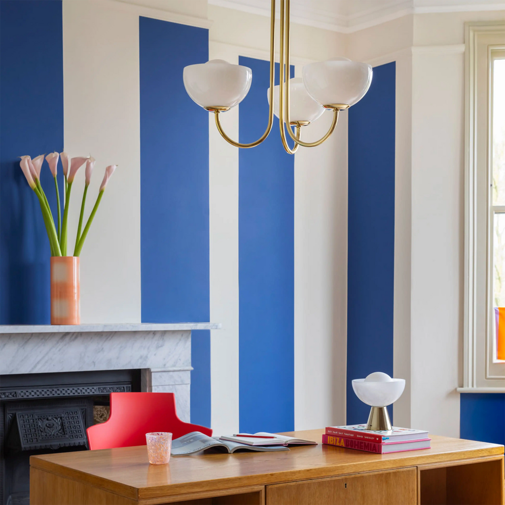 houseof 3 Light Bowl Ceiling Light | Brass