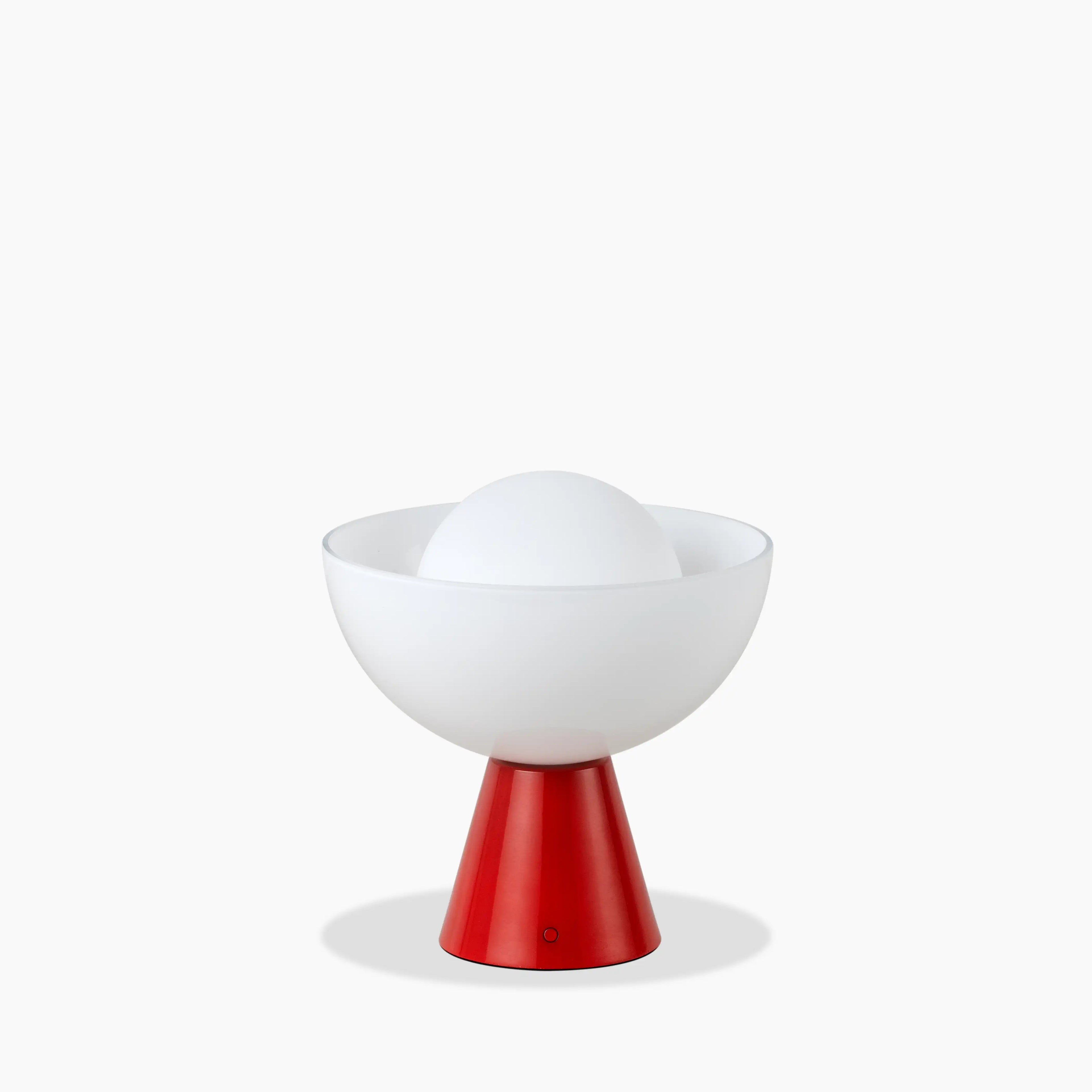 houseof Bowl Cordless Table Lamp | Jam Red