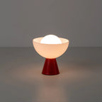houseof Bowl Cordless Table Lamp | Jam Red