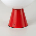 houseof Bowl Cordless Table Lamp | Jam Red