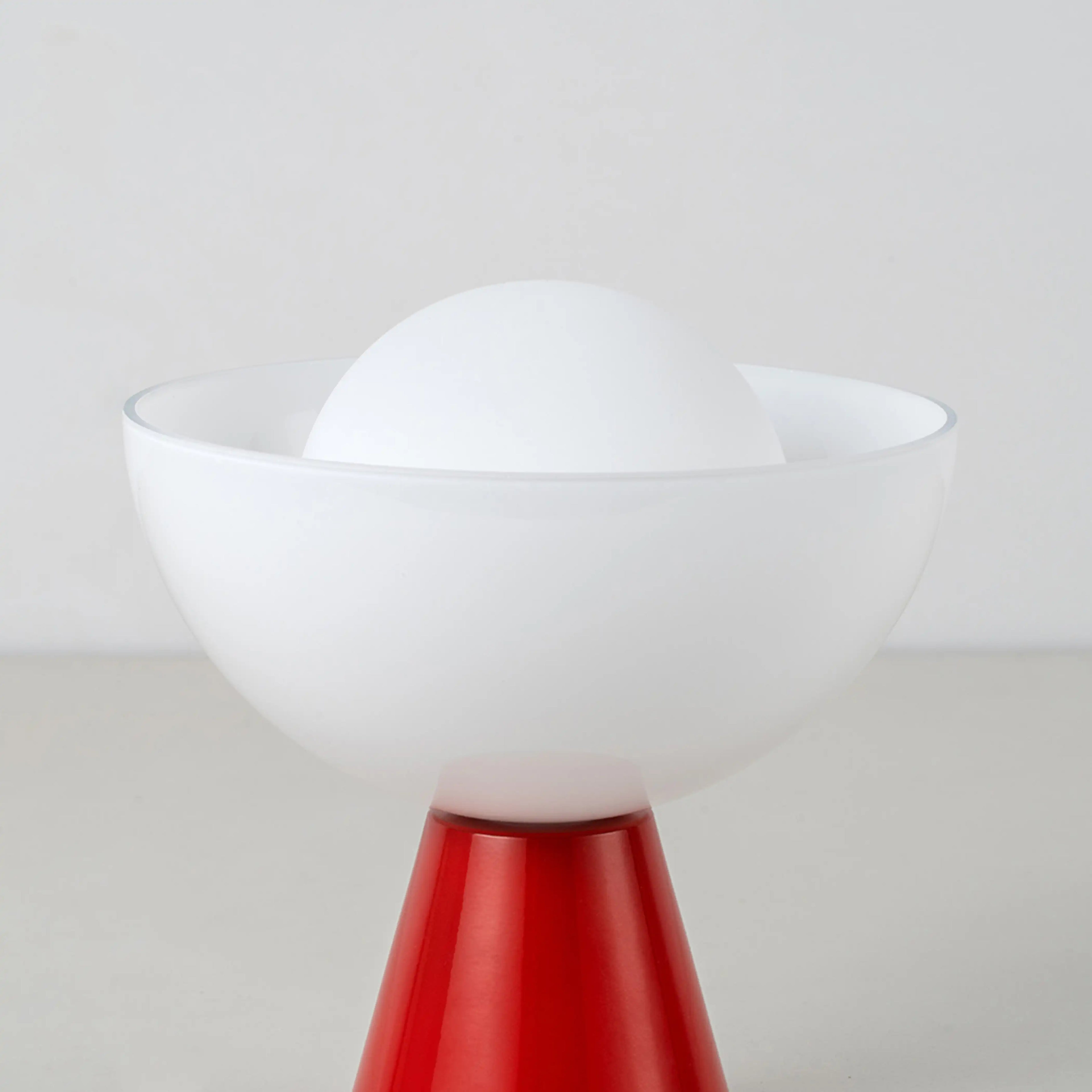 houseof Bowl Cordless Table Lamp | Jam Red
