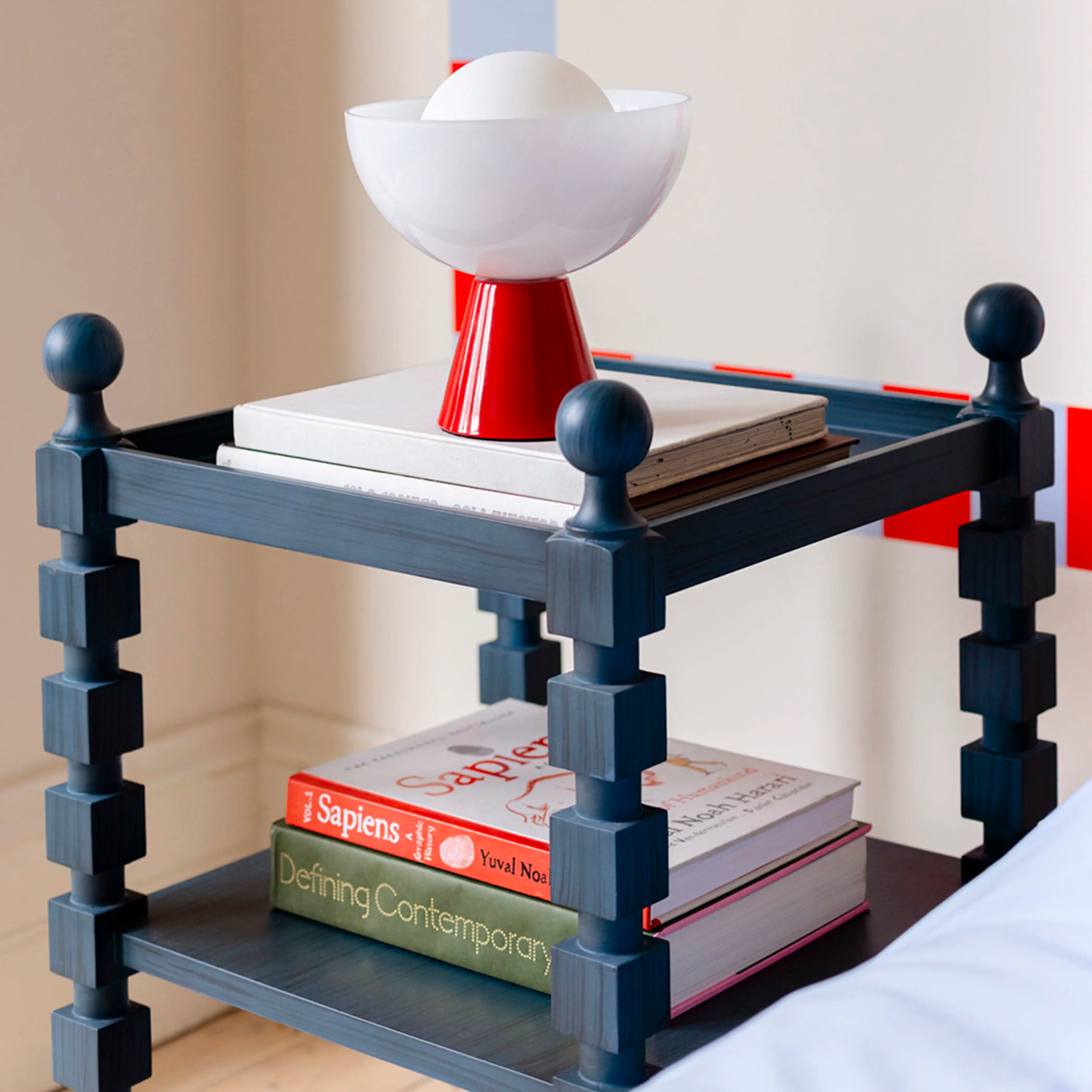 houseof Bowl Cordless Table Lamp | Jam Red