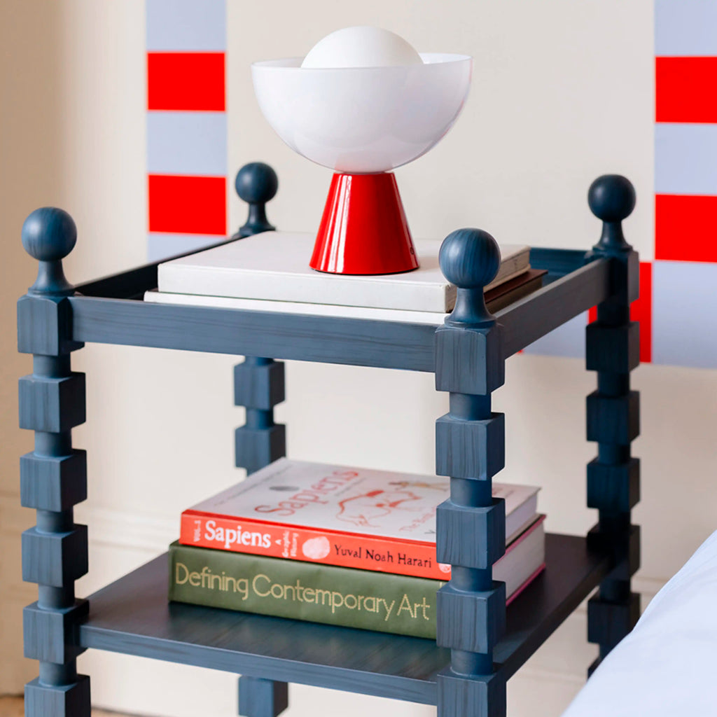 houseof Bowl Cordless Table Lamp | Jam Red