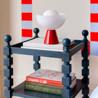 houseof Bowl Cordless Table Lamp | Jam Red