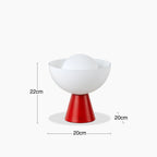 houseof Bowl Cordless Table Lamp | Jam Red