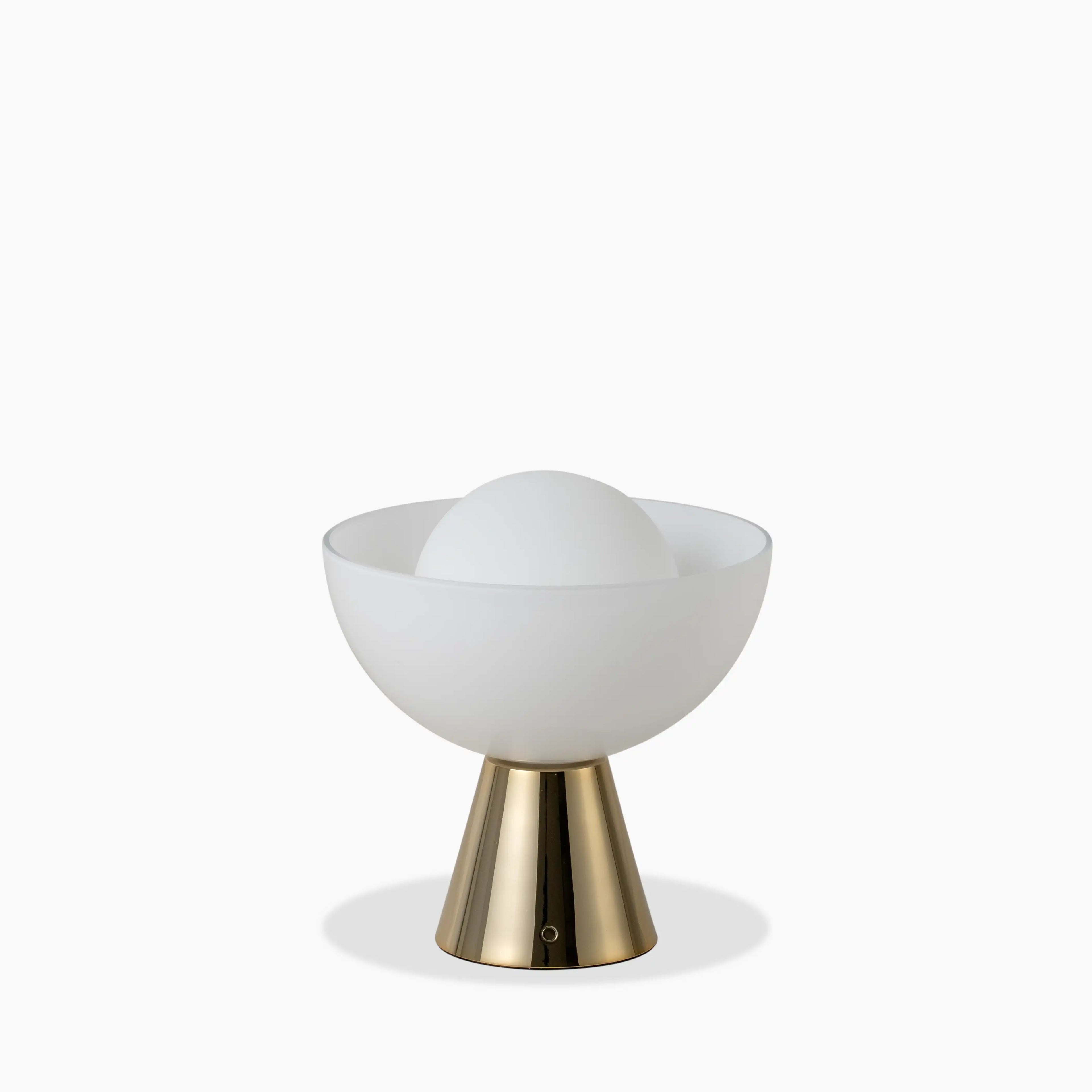 houseof Bowl Cordless Table Lamp | Brass