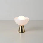 houseof Bowl Cordless Table Lamp | Brass