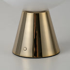 houseof Bowl Cordless Table Lamp | Brass