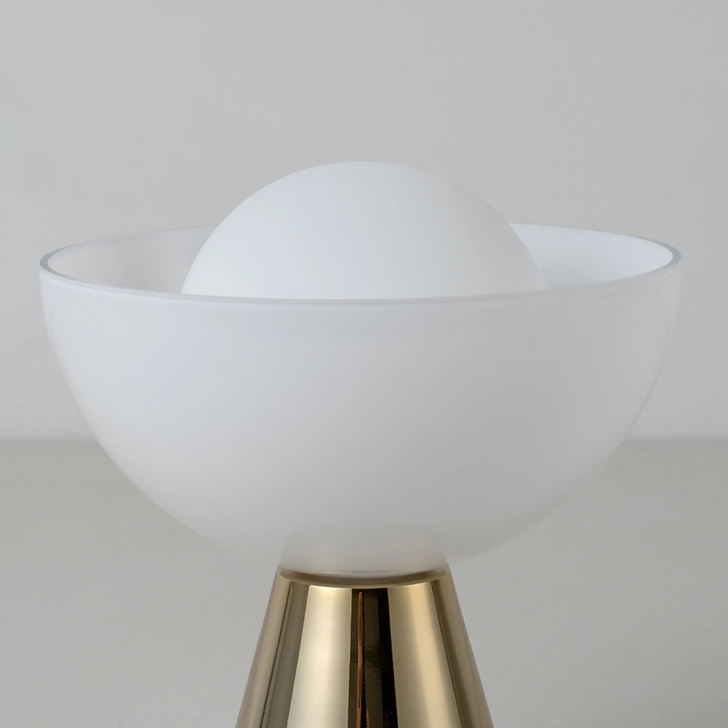 houseof Bowl Cordless Table Lamp | Brass