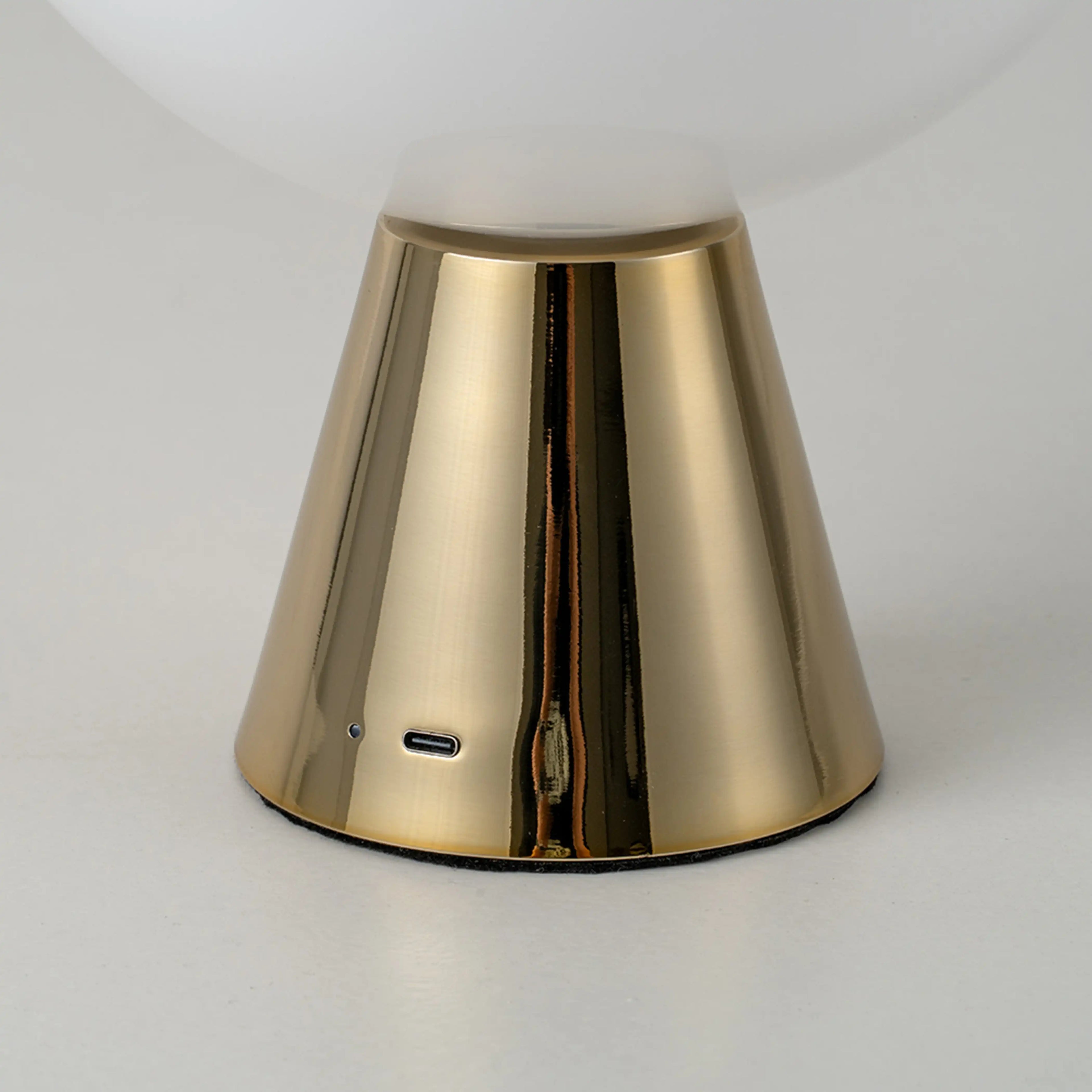 houseof Bowl Cordless Table Lamp | Brass
