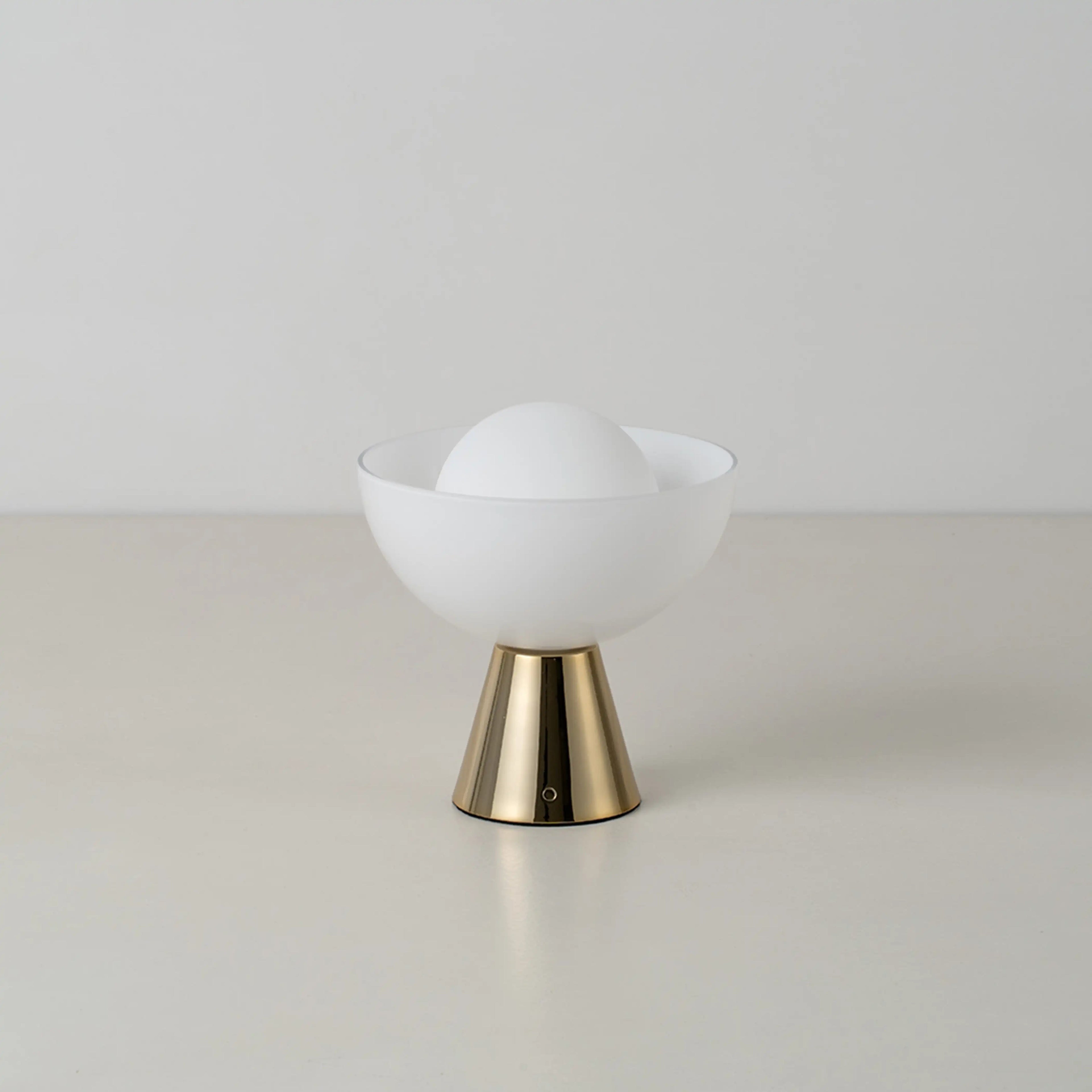 houseof Bowl Cordless Table Lamp | Brass