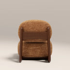 Didsbury Accent Chair | Speckled Honey Sustainable Boucle & Walnut