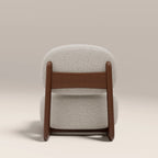 Didsbury Accent Chair | Speckled Stone Sustainable Boucle & Walnut