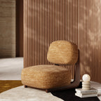 Didsbury Accent Chair | Speckled Honey Sustainable Boucle & Walnut