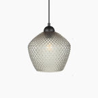 Liana Pendant Light | Smokey Grey & Black