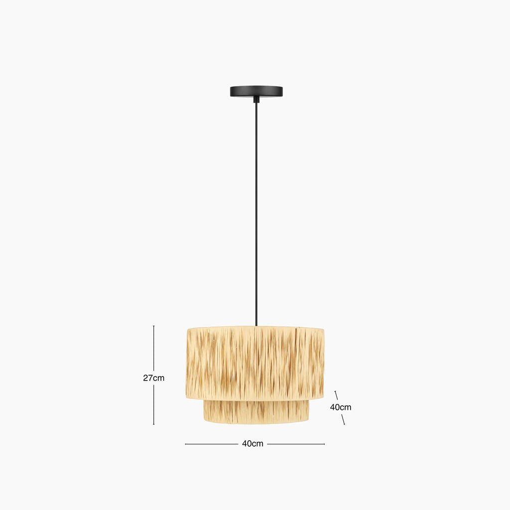 Jette Ceiling Shade | Raffia