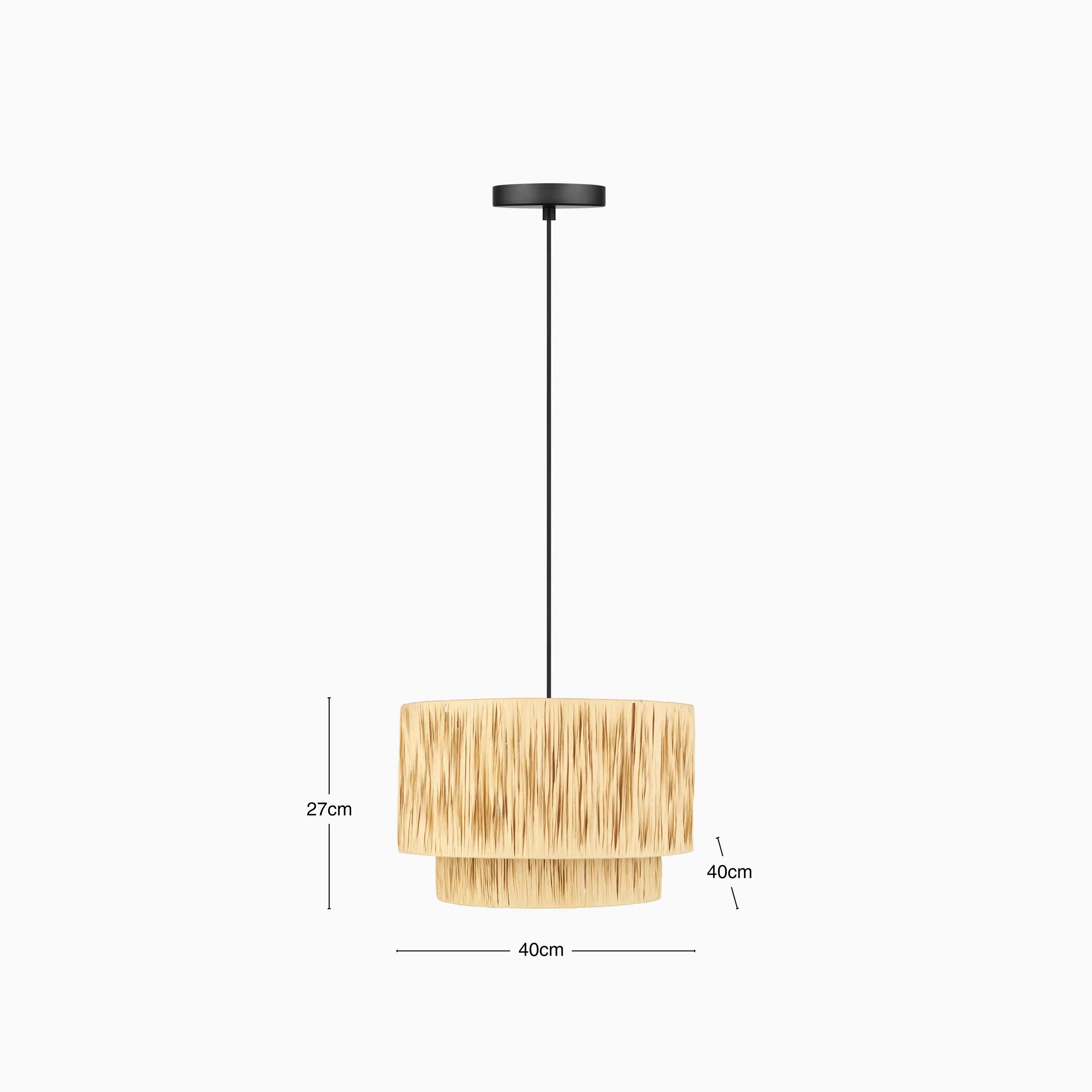 Jette Ceiling Shade | Raffia