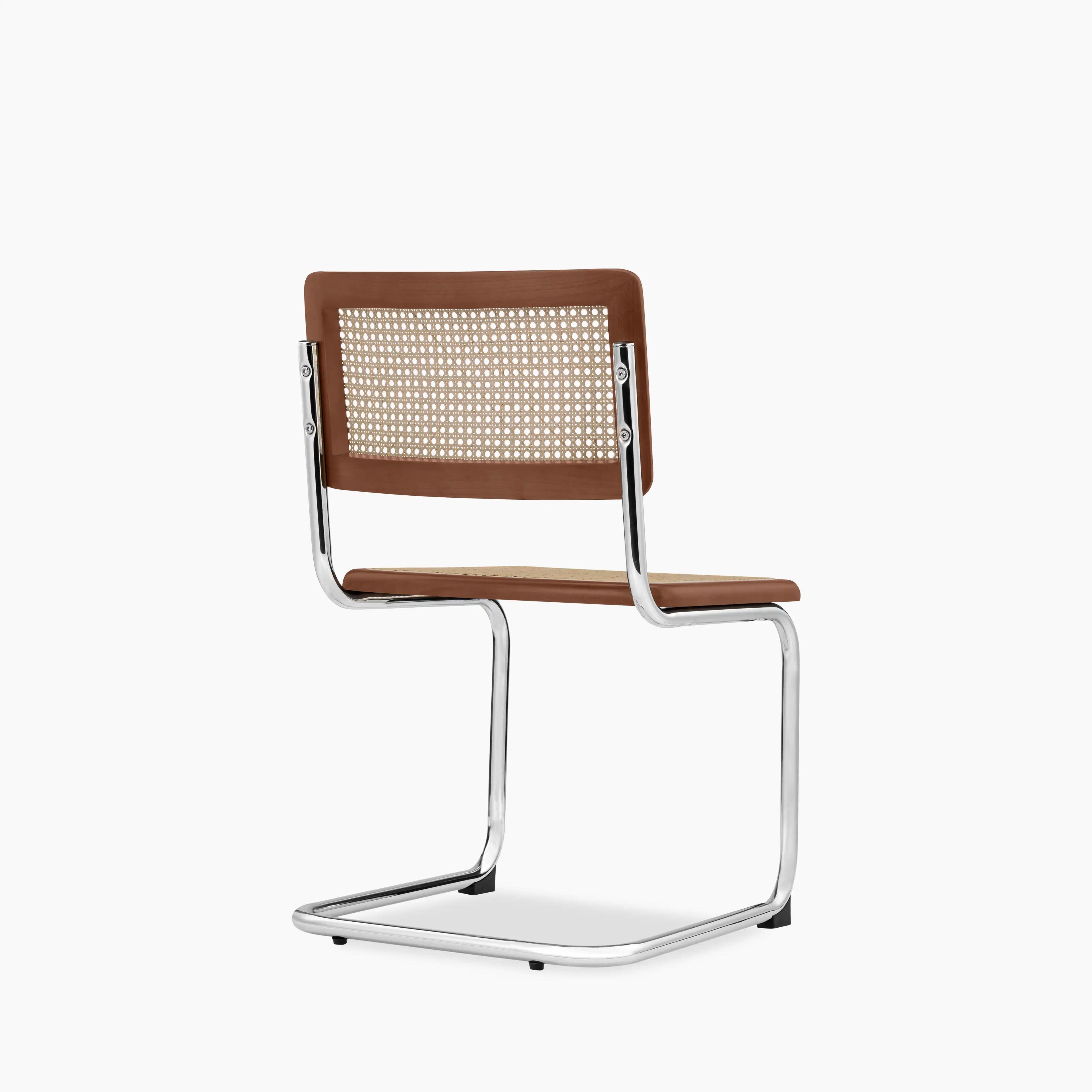 Kenton Dining Chair | Walnut & Chrome