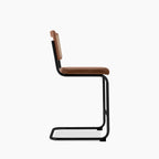 Kenton Kitchen Stool | Vintage Tan Faux Leather & Black