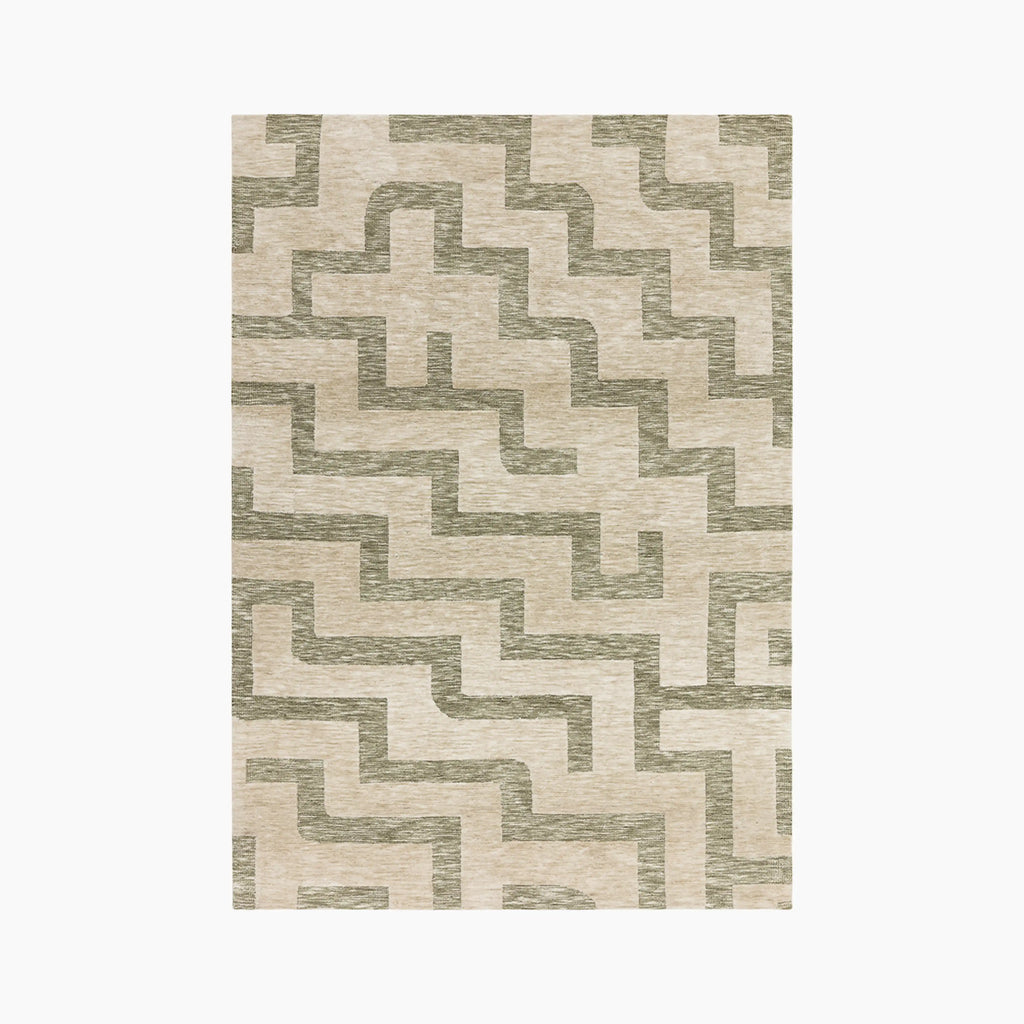 Jarret Rug | Green & Cream