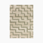 Jarret Rug | Green & Cream