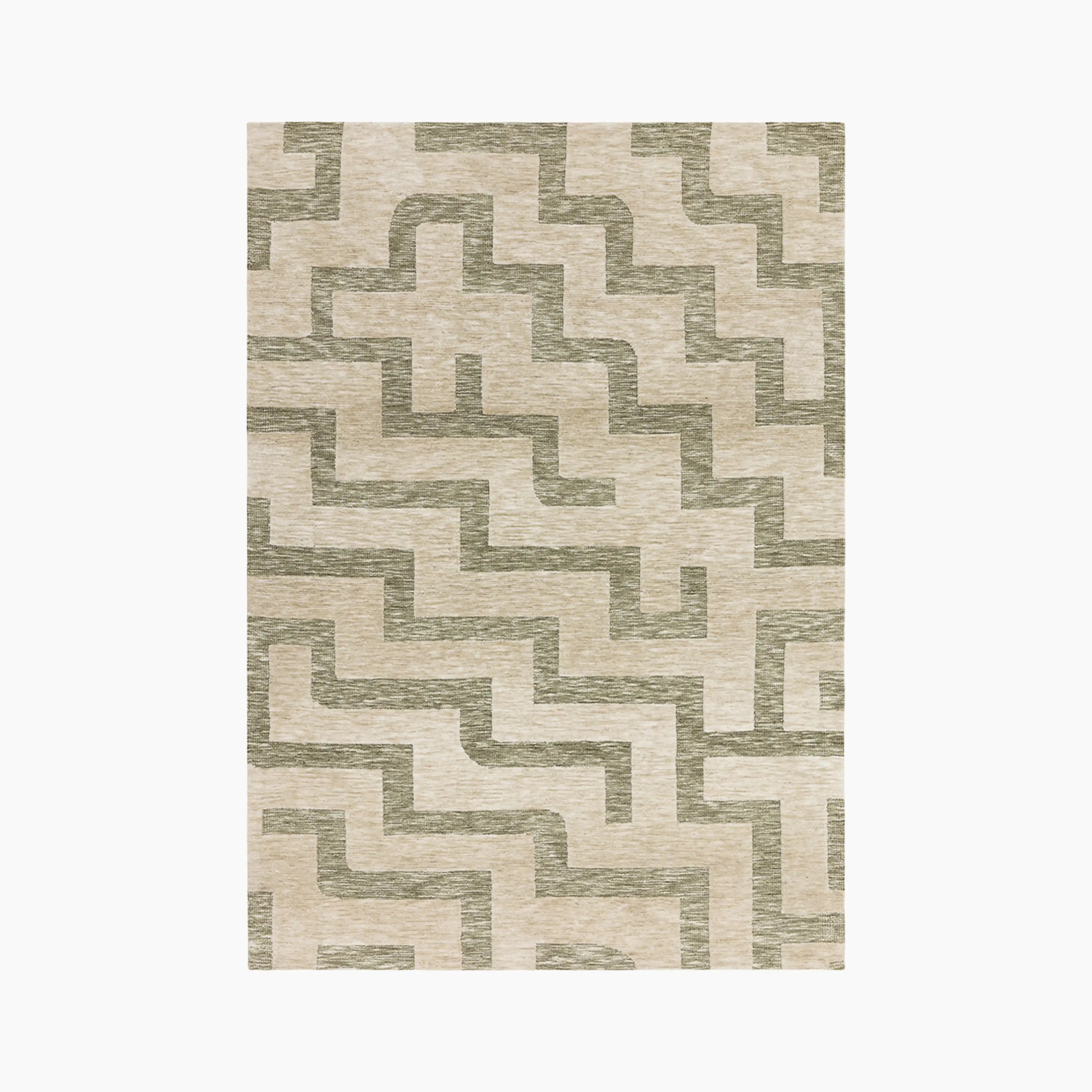 Jarret Rug | Green & Cream