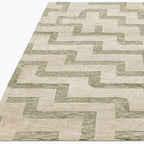 Jarret Rug | Green & Cream