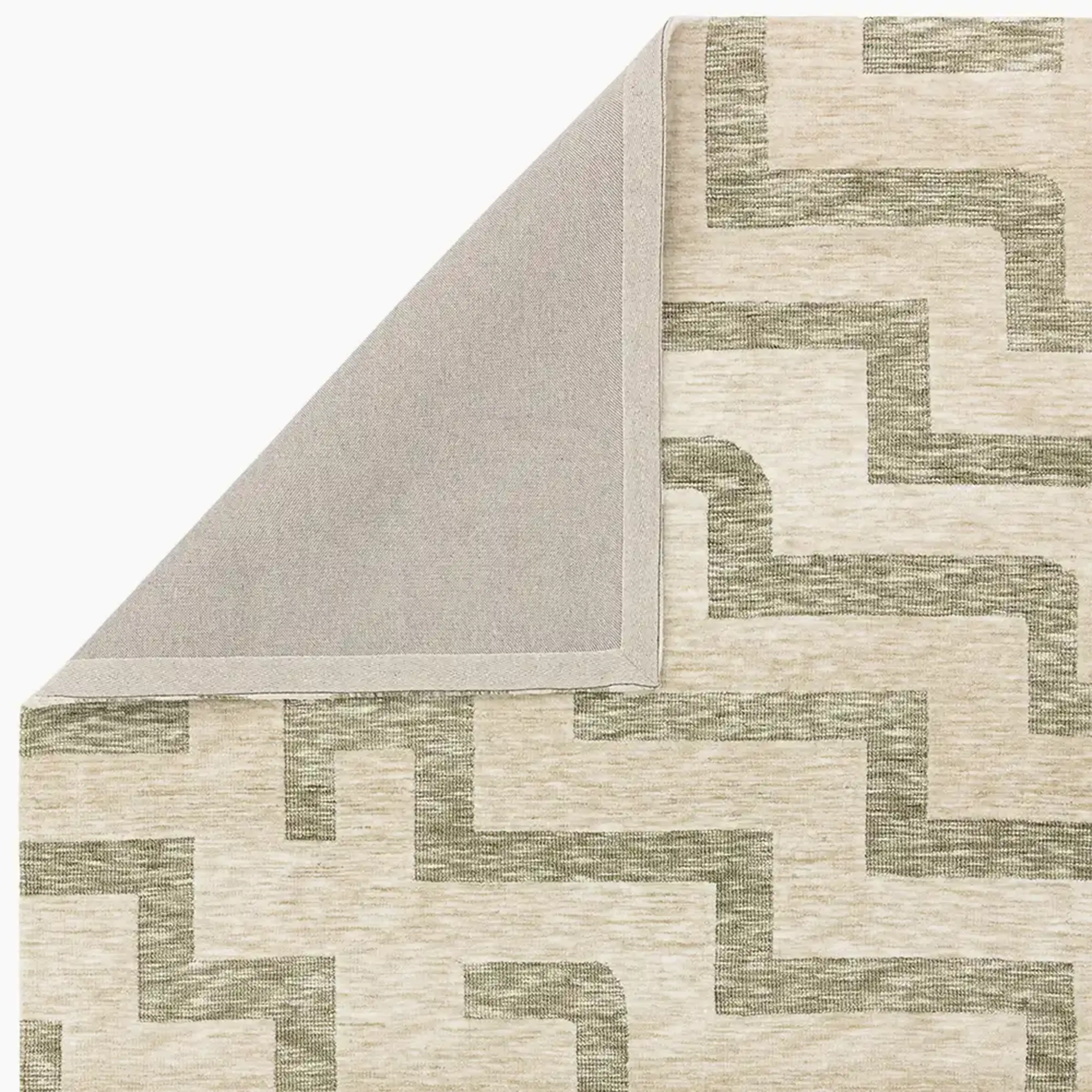 Jarret Rug | Green & Cream