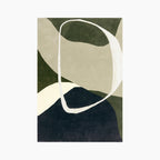 Eithan Hand Tufted Rug | Moss Green