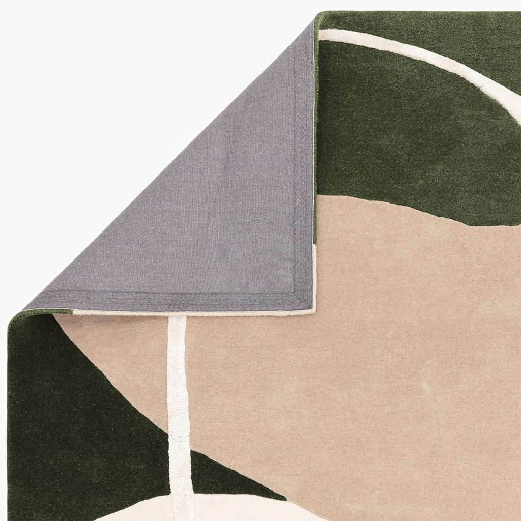 Eithan Hand Tufted Rug | Moss Green