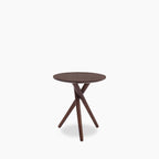 Boden Round Wooden Side Table | Walnut