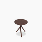 Boden Round Wooden Side Table | Walnut