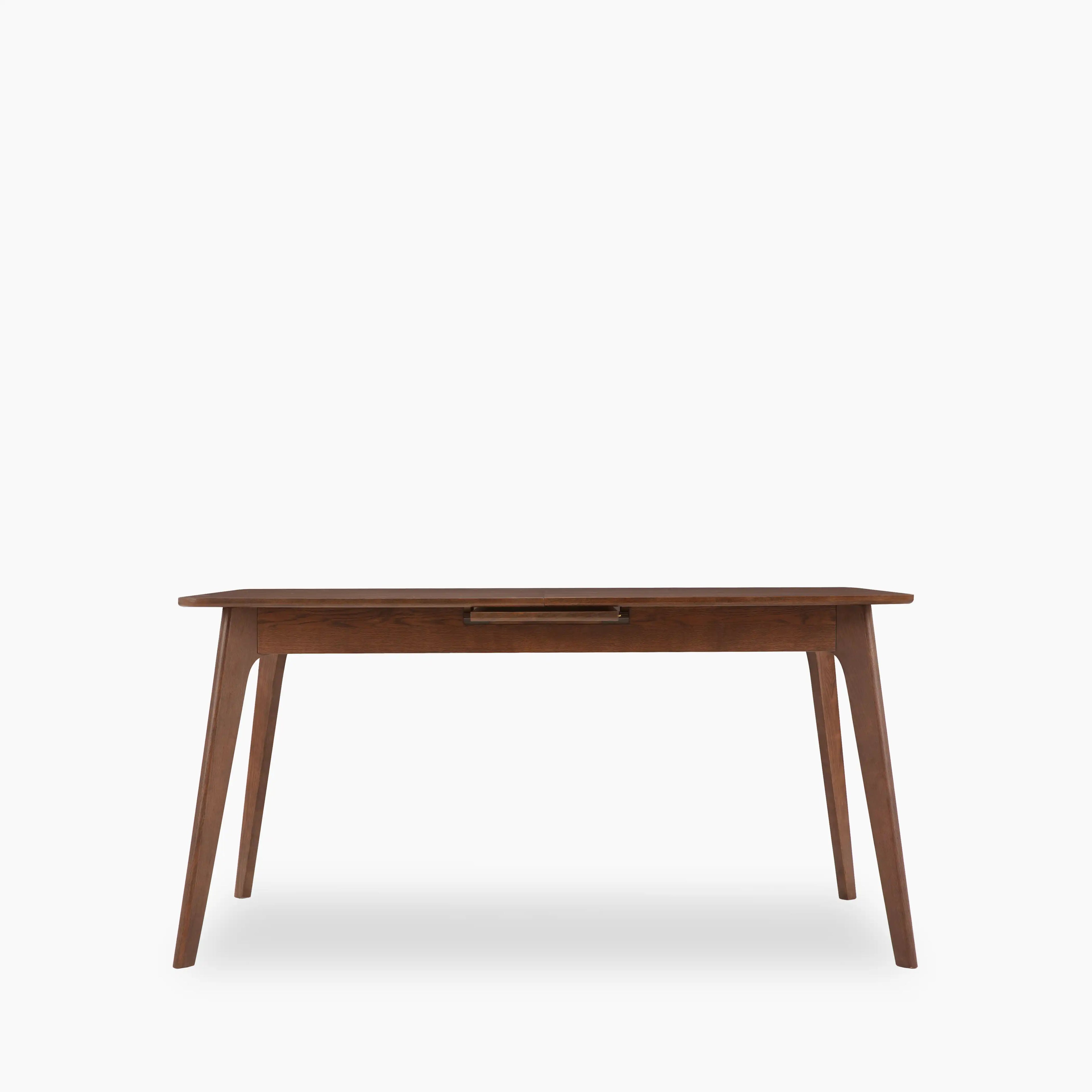 Landon 4-6 Seat Rectangle Wooden Extendable Dining Table | Walnut