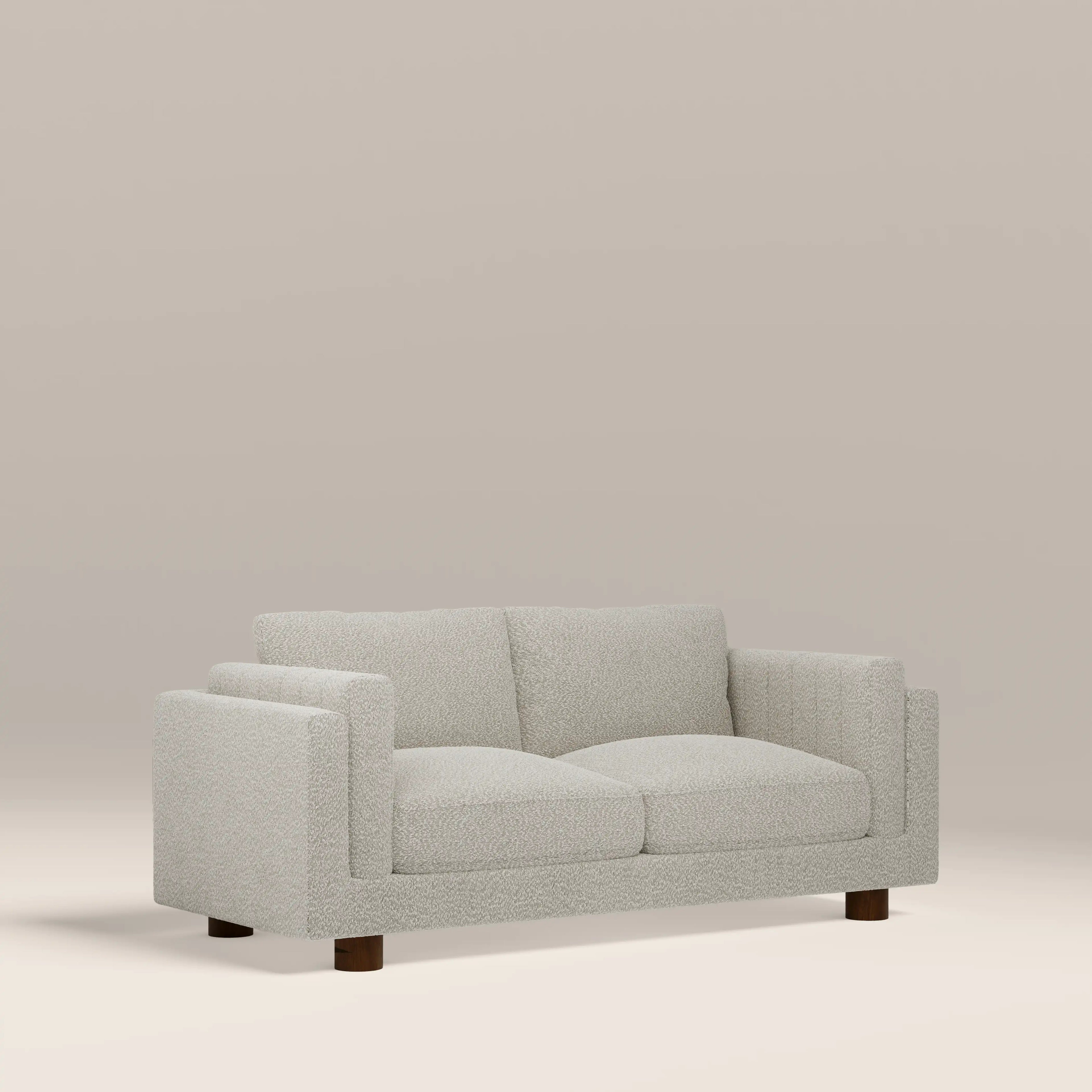 Halton 2 Seater Sofa | Speckled Stone Sustainable Boucle